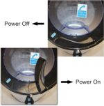 Panda 3200 RPM Portable Spin Dryer – 22lbs Capacity, Stainless Steel Drum & Outer Case, 110V – Stylish Silver Finish - Image 4