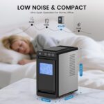 COWSAR Countertop Ice Maker, Portable Ice Machine with Self-Cleaning, 26Lbs/24Hrs, 8 Bullet Ice in 6 Mins with 2 Sizes, Scoop & Basket, Quiet Compact Ice Makers Countertop for Home/Kitchen/Camping - Image 6