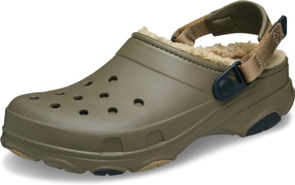 Crocs Unisex-Adult All Terrain Lined Clogs with Adjustable Heel Strap