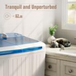 Bonusall Portable Washing Machine，16 lbs Mini Washer and Spin Dryer Combo, Built-in Gravity Drain,Compact Laundry Washer with Drain Pump & Timer Control for Apartments, Dorms, RVs- Blue - Image 7