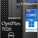 Dell Desktop Computer Optiplex 7020 Sff, 7000 Small Dekstops Pc, 32gb Ddr5 Ram, 1tb Pcie Ssd, 14th Gen Intel 14-Core i5-14500, WiFi 6e, Bt, 2 Displayport+Hdmi+Type-c, Windows 11 Pro