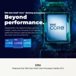 CyberPowerPC Gamer Xtreme VR Gaming PC, Intel Core i5-13400F 2.5GHz, GeForce RTX 5060 8GB, 16GB DDR5, 1TB PCIe 4.0 SSD, WiFi Ready & Windows 11 Home (GXiVR8060A40) - Image 5