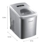 Frigidaire 26 Lbs per Day Portable Compact Maker, Ice Making Machine, Stainless, Medium - Image 5