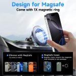 ANDERY Car Phone Holder for Magsafe [78+LBS Strongest Suction & 2400gf Magnetic] 360° Adjustable Car Phone Mount, Phone Holders for Your Car for iPhone 17 Pro Max 16 15 14 13 12 Air Plus, Carbon Fiber - Image 6