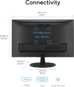 ASUS 22” 1080P Eye Care Monitor (VP227HF) - (21.45-inch viewable), Full HD, 99% sRGB, Frameless, 100Hz, Adaptive-Sync, 1ms, HDMI, Low Blue Light, Flicker Free, VESA Wall Mountable, 3 yr Warranty - Image 6