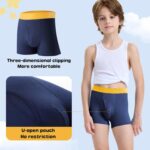 BAMBOO COOL Boys' Boxer Briefs 6-18Y Underwear Moisture-Wicking Lightweight and Ultra Soft 6-Pack - Image 3