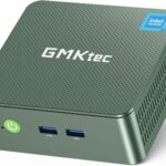GMKtec Mini PC, Intel Twin Lake N150 (Upgraded N100), 16GB DDR4 RAM 512GB PCIe M.2 SSD, Desktop Computer 4K Dual HDMI/USB3.2/WiFi 6/BT5.2/2.5GbE RJ45 for Office, Business