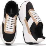 Project Cloud Womens Sneakers - Memory Foam Insole and Lightweight Spring Shoes - Non-Slip Lace Up Trendy Shoes - Fashion Sneakers for Women 2025