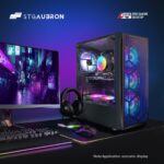 STGAubron Gaming PC Desktop Computer, Intel Core i7 up to 3.9GHz, Radeon RX 580 8G, 16G RAM, 512G SSD, WiFi 6, BT 5.0, RGB Fan x6, Windows 11 Home - Image 5