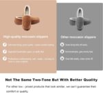 Lulex Moccasins for Men House Slippers Indoor Outdoor Plush Mens Bedroom Shoes with Hard Sole - Image 6