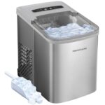 Frigidaire 26 Lbs per Day Portable Compact Maker, Ice Making Machine, Stainless, Medium
