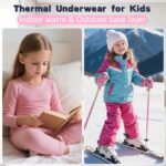 Thermal Underwear for Kids Toddler Winter Base Layer Long Johns Sets for Girls Boys - Image 5