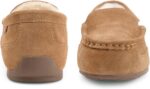 Parfeying Men's Indoor Outdoor Sheepskin Moccasins Slippers Memory Foam Driving Style Shoes - Image 3