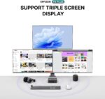 BOSGAME P3 Mini Gaming PC AMD Ryzen 7 7840HS | 32GB DDR5 RAM | 1TB PCIe 4.0 NVMe SSD | Dual Gigabit Ethernet | Triple Display (HDMI/DP/USB-C) | AX210 Wi-Fi 6E | BT 5.2 | Compact Desktop Computer - Image 8