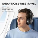 Soundcore by Anker Q20i Hybrid Active Noise Cancelling Headphones, Wireless Over-Ear Bluetooth, 40H Long ANC Playtime, Hi-Res Audio, Big Bass, Customize via an App, Transparency Mode - Image 2