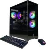 CYBERPOWERPC Gamer Master Gaming PC, AMD Ryzen 5 5500 3.6GHz, Radeon RX 6400 4GB, 16GB DDR4, 500GB PCIe Gen4 SSD, WiFi Ready & Windows 11 Home (GMA3100A)