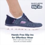 Skechers Women's Summits Dazzling Haze Hands Free Slip In Sneakers - Image 2