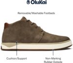 OLUKAI Papaku 'Ili Men's Boots, Durable Waterproof Leather, Cozy Quilted Lining, All-Day Underfoot Cushion, Comfort & Wet Grip Rubber Soles - Image 2