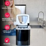 Frigidaire EFIC123-SSBLACK Compact Countertop Ice Maker, 26lbs of Ice per Day, Black Stainless - Image 3