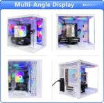 Desktop Computers,32G RAM,1TB NVMe SSD,Core i5-12400F,RTX 3050 6G,Prebuilt Gaming PC,Tower Computer Gamer,Work,VR,4K,Home and Business WiFi 6 White - Image 5