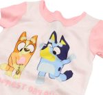 Bluey girls 4-piece Snug-fit Cotton Pajama Set, Soft & Cute for Kids - Image 3