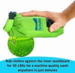 Scrubba Wash Bag MINI Ultra-Compact Washing Machine - Ideal for Travel, Camping & Hiking | Portable Washer & Dry Bag, 50% smaller than original Scrubba - Image 3