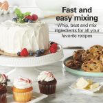 Hamilton Beach 6-Speed Electric Hand Mixer with Whisk, Traditional Beaters, Snap-On Storage Case, 250 Watts, White - Image 7