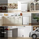 Midea MERC04C4BAWW Chest Freezer, 3.5 Cubic Feet Freezer With Removable Basket, Interior LED Light, Adjustable Temperature, For Kitchen Apartment Office, White - Image 8