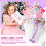 Girls Knee High Socks Kids Crazy Fun Gift Silly Tall Boot Cute Animal Cotton Long Socks 6 Pairs - Image 6