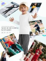 HXP 4 Pack Toddler Boys Sweatpants Pure Cotton Toddler Sweatpants Boys Kids Joggers Pants with Pocket Drawstring - Image 6