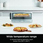 Ninja Flip Toaster Oven&Air Fryer, 8-in-1 Functionality, Flip Up&Away Capability for Storage Space, LargeCapacity, Air Fry Basket, SheetPan, Wire Rack&Removable Crumb Tray, Stainless,1800 watts, SP151 - Image 9