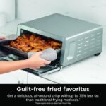 Ninja Flip Toaster Oven&Air Fryer, 8-in-1 Functionality, Flip Up&Away Capability for Storage Space, LargeCapacity, Air Fry Basket, SheetPan, Wire Rack&Removable Crumb Tray, Stainless,1800 watts, SP151 - Image 8