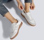 LUCKY STEP Women Classic Retro Gum Sole Fashion Sneakers Casual Tennis Skate Shoe Genuine Leather Walking Footwear Anti Slip Trainers - Image 6