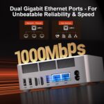 Beelink EQi13 Pro Mini PC, Intel Core-i5 13500H(12C/16T,Up to 4.7GHz), 32GB DDR4 500GB SSD, Mini Computer Support Dual LAN/Dual HDMI/WiFi6/BT5.2/Win 11 Pro, Home/Office Desktop Computer - Image 5