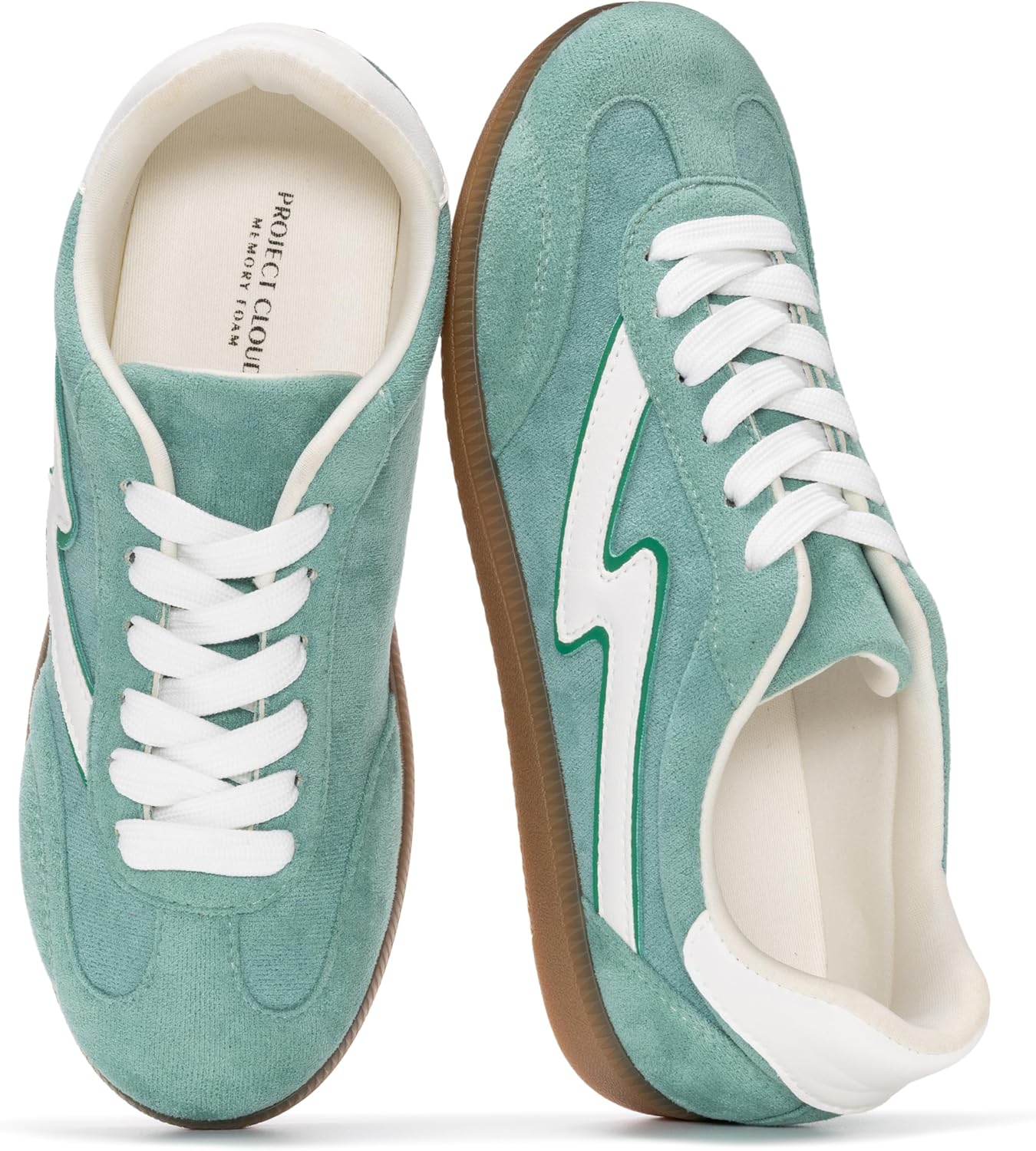 Project Cloud Sneakers for Women - Lace-Up Shoes for Women Project Cloud Sneakers for Women - Lace-Up Shoes for Women Trendy Women Sneakers with Memory Foam Insole Women's Fashion Sneakers Non-Slip Womens Shoes (Irita)