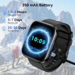 Smart Watch for Men Women, 1.85" HD Fitness Tracker with Bluetooth Calls, 120+ Sport Modes Fitness Watch, Fitness Tracker 24/7 Heart Rate/Sleep Monitor, IP68 Waterproof, Smartwatch for Android/iPhone - Image 6