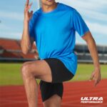 Men’s Athletic Short Sleeve Gym Workout T-Shirts 2 Pack Mens Dry Fit Tees Moisture Wicking Crew Neck Running T Shirt for Men - Image 5