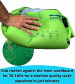 Scrubba Wash Bag Portable Washing Machine - Lightweight Manual Washing Machine for Travel, Camping, Laundry, Baby Clothes - Travel Essentials, Gift - use with Laundry Detergent/Sheets - 5.3 oz. - Image 3