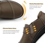 LAZYPOP Women's Classic Comfort Leather Loafers Cute Slip-Ons Casual Dress Shoes Lightweight Walking Flats Everyday Work Shoes - Image 4