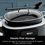 Ninja® 12-in-1 PossibleCooker™ PLUS | 8.5-qt - Sous Vide & Proof Multi-Cooker | Slow Cooker, Dutch Oven & More | Glass Lid & Integrated Spoon | Nonstick | Oven Safe Pot to 500°F | Black | MC1010 - Image 9