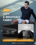 2 Pack Mens Gym Basketball Shorts - Athletic Black Workout Quick Dry Shorts with Pockets for Casual Running - Image 2