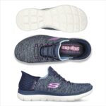 Skechers Women's Summits Dazzling Haze Hands Free Slip In Sneakers - Image 7