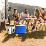 EUHOMY Ice Maker Countertop, 9 Cubes Ready in 6 Mins, 26lbs/24H, Self-Cleaning, Portable Ice Maker Machine with Carry Handle, Basket and Scoop, 2 Sizes of Bullet Ice for Home, Kitchen, Office - Image 8