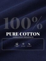 HXP 4 Pack Toddler Boys Sweatpants Pure Cotton Toddler Sweatpants Boys Kids Joggers Pants with Pocket Drawstring - Image 2