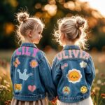 Personalized Kids Denim Jacket with Names, Custom 1-14 Years Old Girls Boys Spring&Fall Outerwear Jackets - Image 3