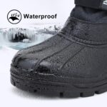 ALEADER Men's Winter Waterproof Insulated Shell Warm Inner Comfortable Outdoor Snow Boots - Image 3