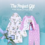 Disney Girls' 3-piece Bathrobe & Loose-fit Long-Sleeve Pajama Set, Soft & Cute for Kids - Image 5