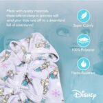 Disney Girls' 3-piece Bathrobe & Loose-fit Long-Sleeve Pajama Set, Soft & Cute for Kids - Image 2