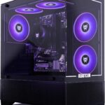 BEASTCOM Q3 Gaming PC Desktop Computer AMD Ryzen 5 3400G, 4K Vega Graphics, 16GB RAM, 1TB M.2 NVMe, 500W 80PLUS PSU, WiFi, Gaming Office Console, Towers Prebuilt PC