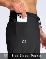 G Gradual Men's Fleece Lined Pants with Zipper Pocket Winter Warm Athletic Joggers Sweatpants for Men Workout Running Gym - Image 4